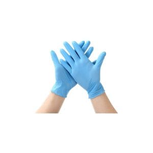 Gant nitrile BLEU 7/8 - BOITE DE 100