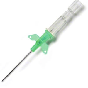 Cathéter court INTROCAN W-Certo avec ailettes vert 18G 45x1,3 - Unité