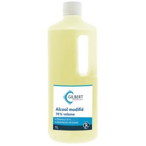 Alcool modifié 70% 1L Gilbert - Unité