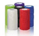 Bandes cohésives FLEX-BANDAGES MIX COLOR 7,5cm x 4,5m - Boite de 24