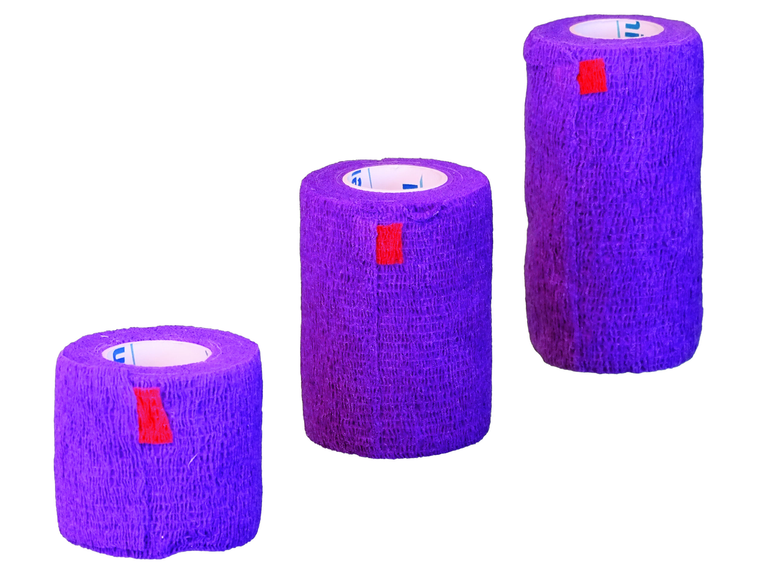 Bandes cohésives STRAP BAND amer VIOLET 5cm x 4.5m - Boite de 24