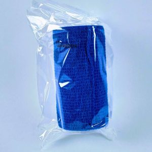 Bandes cohésives FLEX-BANDAGES BLEU 10cm x 4,5m - Boite de 18