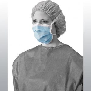 Masques chirurgicaux à liens type 2R - Boite de 50