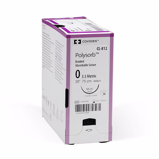 Polysorb D3 T 3/8 24mm tresse 75cm violet