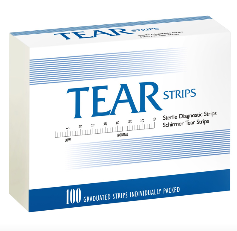 Test de Schirmer standard - Boite de 100