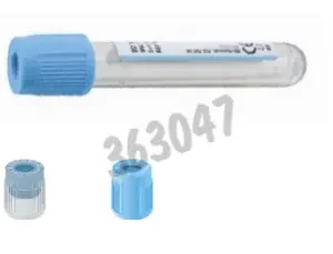 Tube BD Vacutainer Citrate de Sodium 9NC avec bouchon TRANSLUCIDE BLEU CLAIR Hemoguard - Boite de 100