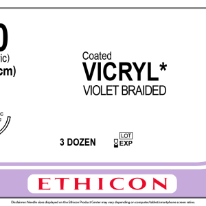 VICRYL VIOLET 70CM USP3-0  S1 X-1 1/2C 22MM - Unité