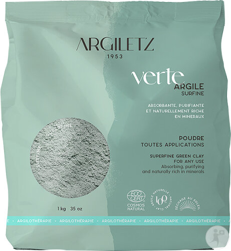 Argile verte Surfine 1kg – Unité