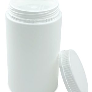 Pot en plastique à vis 1,3L avec couvercle d ́étanchéité et inviolable - Unité