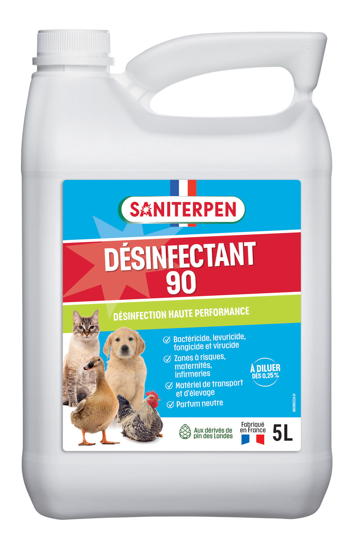 Désinfectant 90 SANITERPEN 5L - Unité