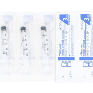 Seringues 3 pièces Terumo 3 ml Embout centré - Boite de 100