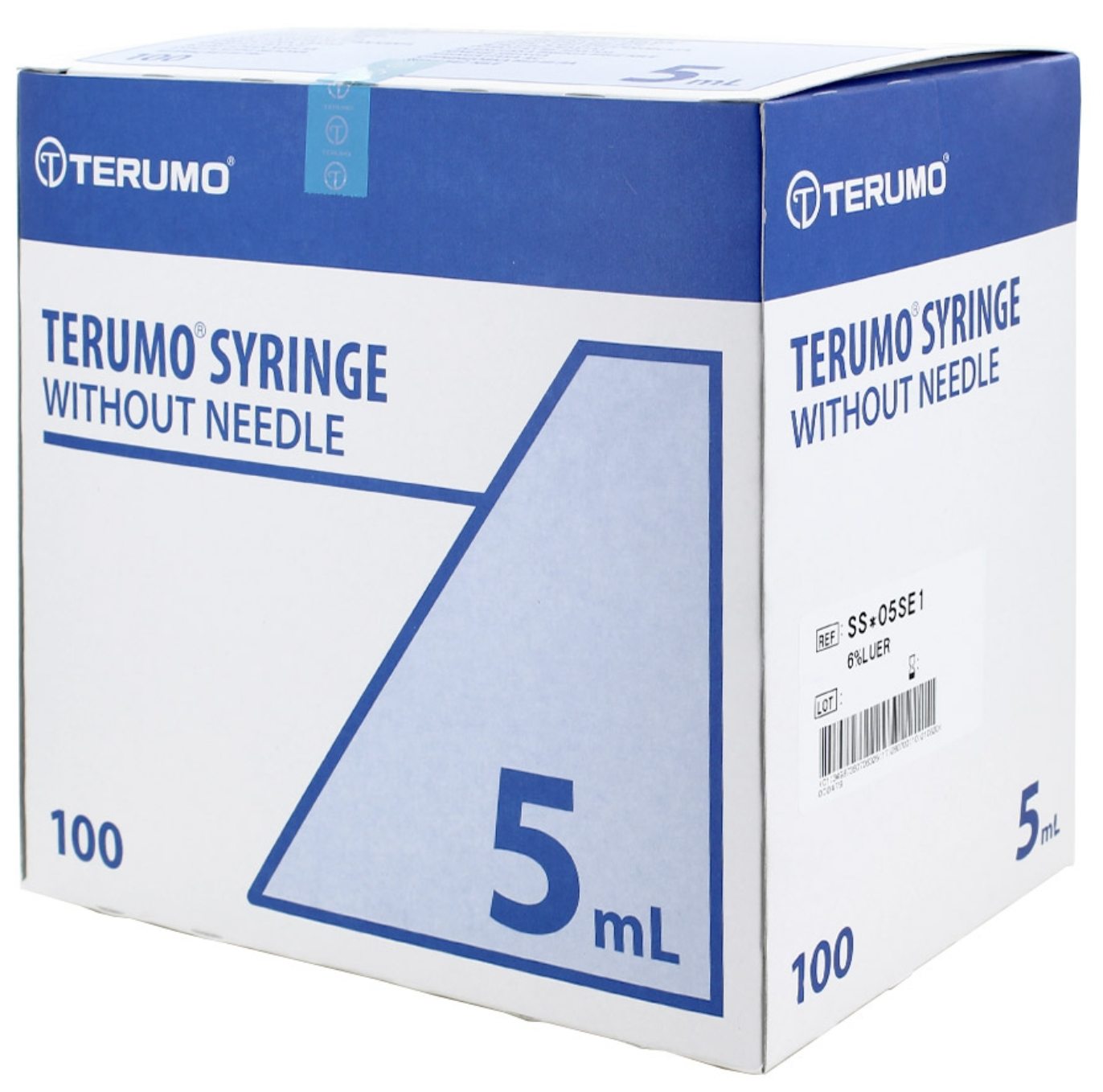 Seringues 3 pièces Terumo 5 ml Embout centré - Boite de 100 – Image 2